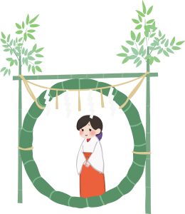 茅の輪くぐり